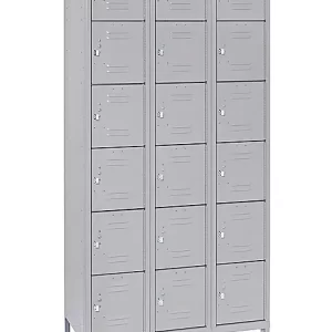 Pactek Six Tier Assembled Lockers