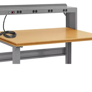 Packing Table Electric Top Shelves
