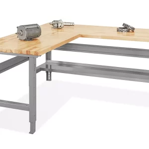 L-Shaped Industrial Packing Tables
