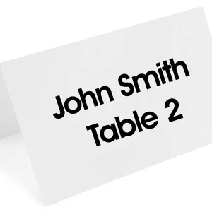 Tent Cards
