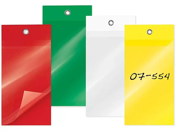 Self Laminating Tags