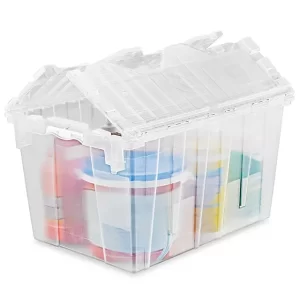 Clear Industrial Totes