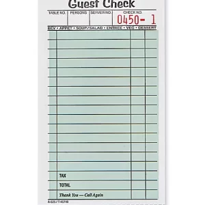 Guest Checks