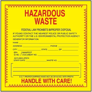 Waste Labels