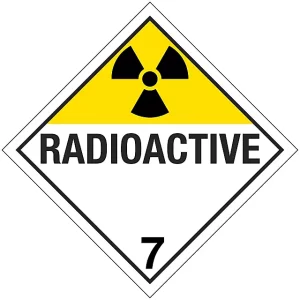 Hazard Class 7 D.O.T. Placards