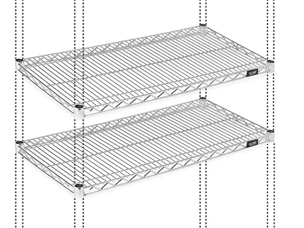 Chrome Wire Shelving Additional Shelves