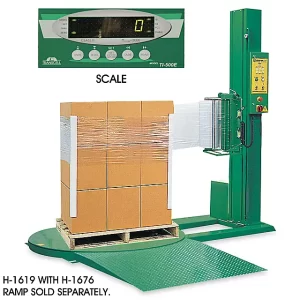 Pactek Semi-Automatic Stretch Wrap Machines with Scale