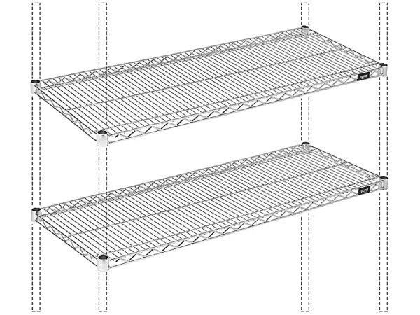 Stainless Steel Wire Shelving Additional Shelves