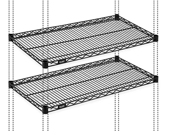 Black Wire Shelving Additional Shelves