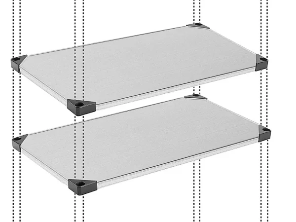 Galvanized Steel Shelving Additional Shelves