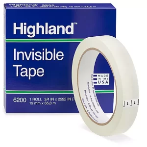 3M 6200 Highland™ Invisible Tape