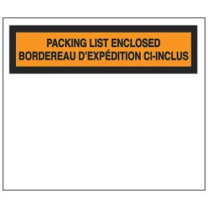 Spanish Packing List Envelopes