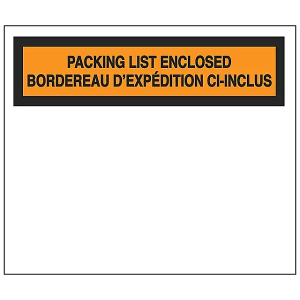 Spanish Packing List Envelopes