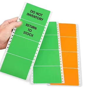 Pactek Colored Pinfeed Computer Labels