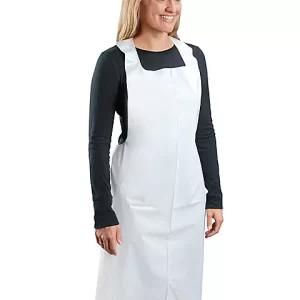 Polyethylene Aprons - White