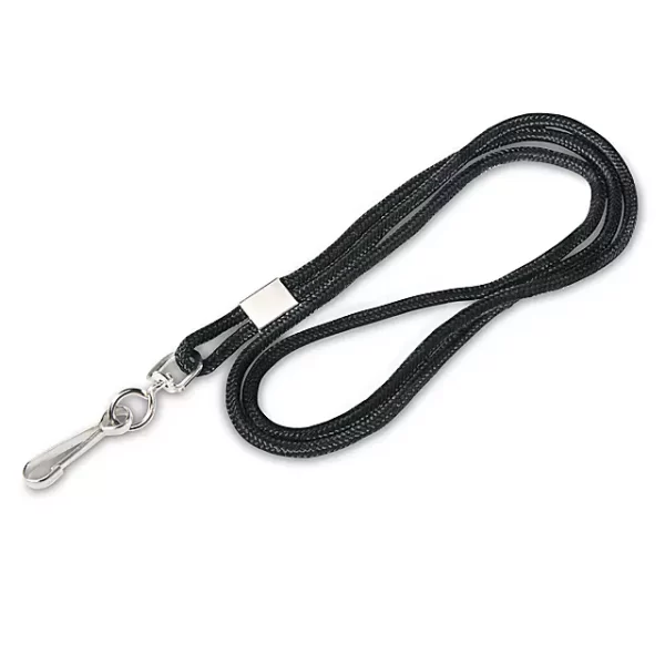 Standard Lanyard with Hook - Black