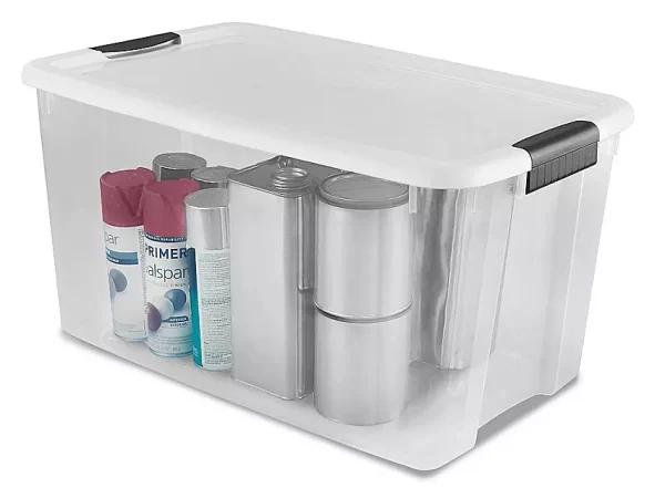 Clear Storage Boxes - 26 x 16 x 14"