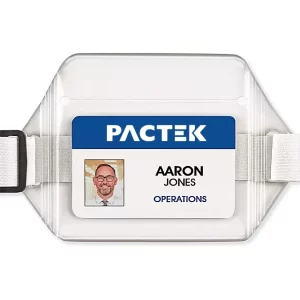 Name Badge Holders - 3 x 2", Horizontal, Armband
