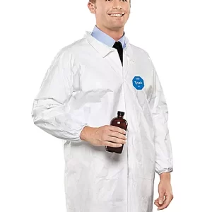 DuPont™ Tyvek® Lab Coat with No Pockets - 2XL