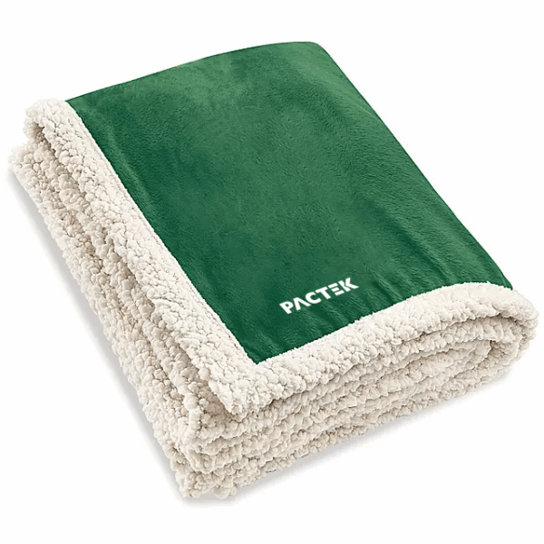 Lamb's Wool Throw - Green