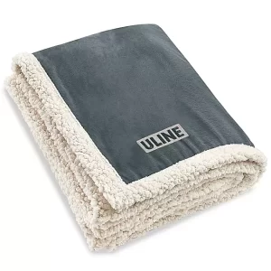 Lamb's Wool Throw - Gray