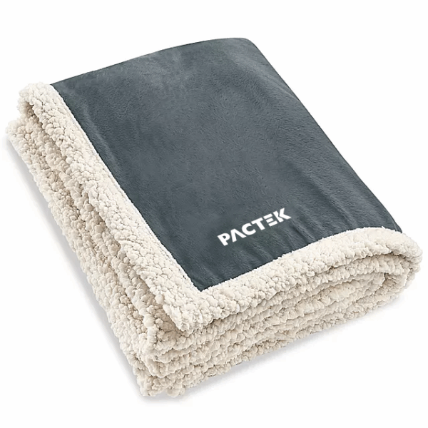 Lamb's Wool Throw - Gray