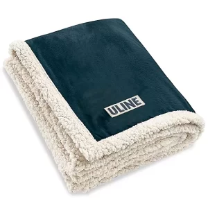 Lamb's Wool Throw - Navy