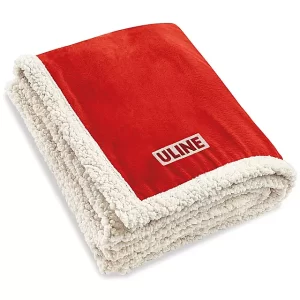 Lamb's Wool Throw - Red
