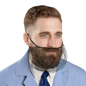 Nylon Honeycomb Beard Nets - Black