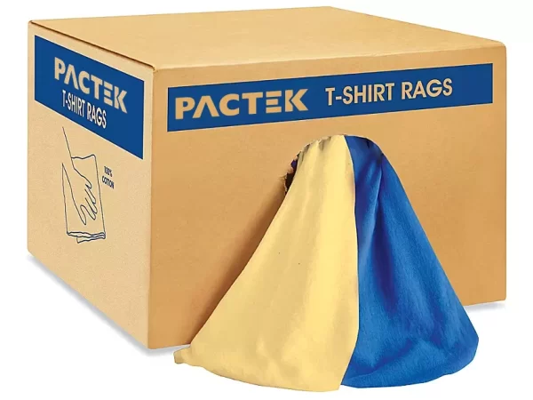Colored T-Shirt Rags - 25 lb box