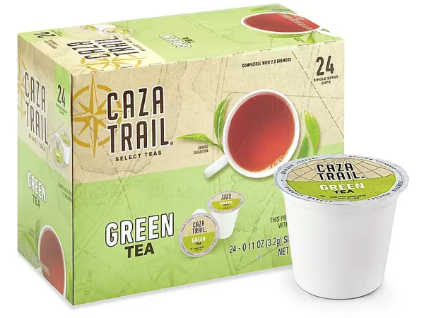 Single-Serve Tea Cups - Green
