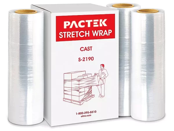 Pactek Stretch Wrap - Cast, 80 gauge, 18" x 1,500'