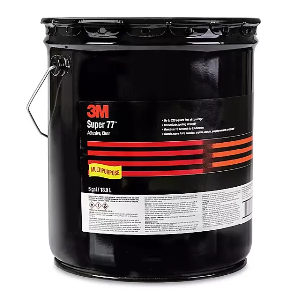 3M Super 77™ Adhesive - 5 Gallon Bulk Pail