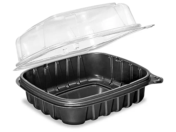 One-Piece Hinged Take-Out Containers - 18 oz