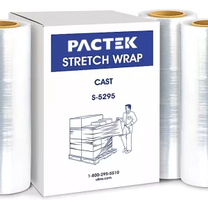 Pactek Stretch Wrap - Cast, 120 gauge, 15" x 1,000'