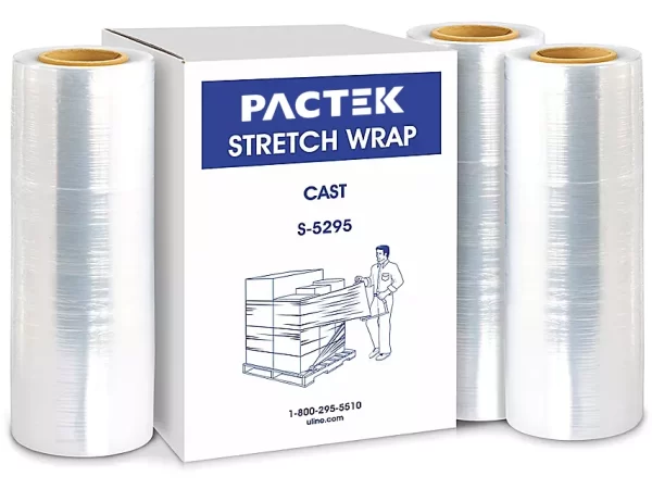 Pactek Stretch Wrap - Cast, 120 gauge, 15" x 1,000'