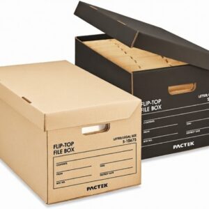Flip-Top File Boxes
