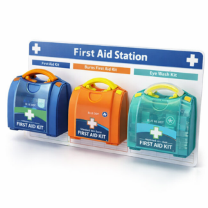First Aid & Burns & Eye Wash Station