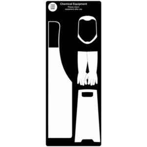 Chemical Cleaning PPE Shadow Board