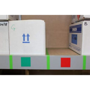 Double Sided Magnetic Square Green/Red