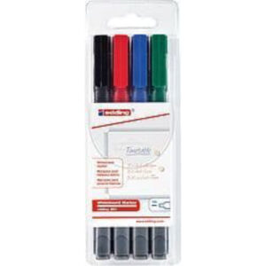 Edding Whiteboard Pens - 4 Pack