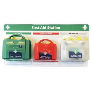 First Aid & Burns & Eye Wash Station