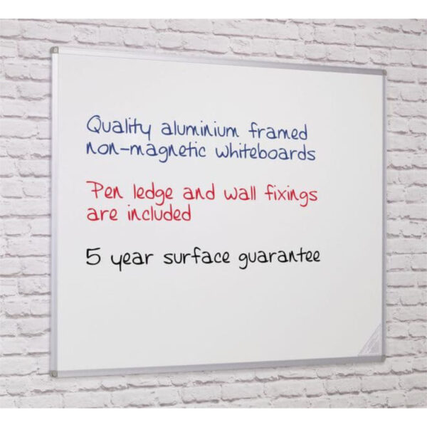 Non-Magnetic Whiteboards