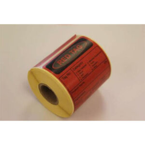 Self Adhesive 5S Red Tags