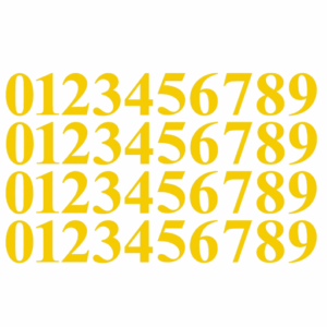 For Numbers Stickers
