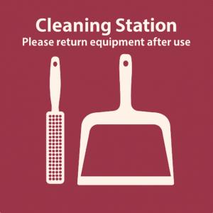 Dustpan & Brush Cleaning Station