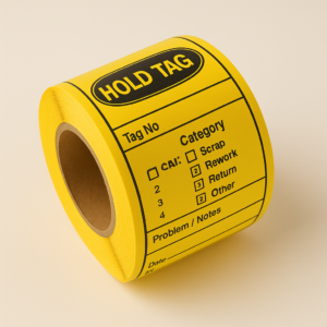 Self Adhesive 5S Red Tags