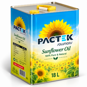 PACTEK Sunflower Oil – 18 L Tin