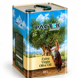 PACTEK Extra Virgin Olive Oil – 18 L Blue Tin